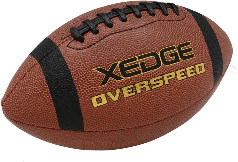 DEDGE Composite Leather Indoor/Outdoor Footballs for Training and Recreational Play Size 6,7,9 - Image 1
