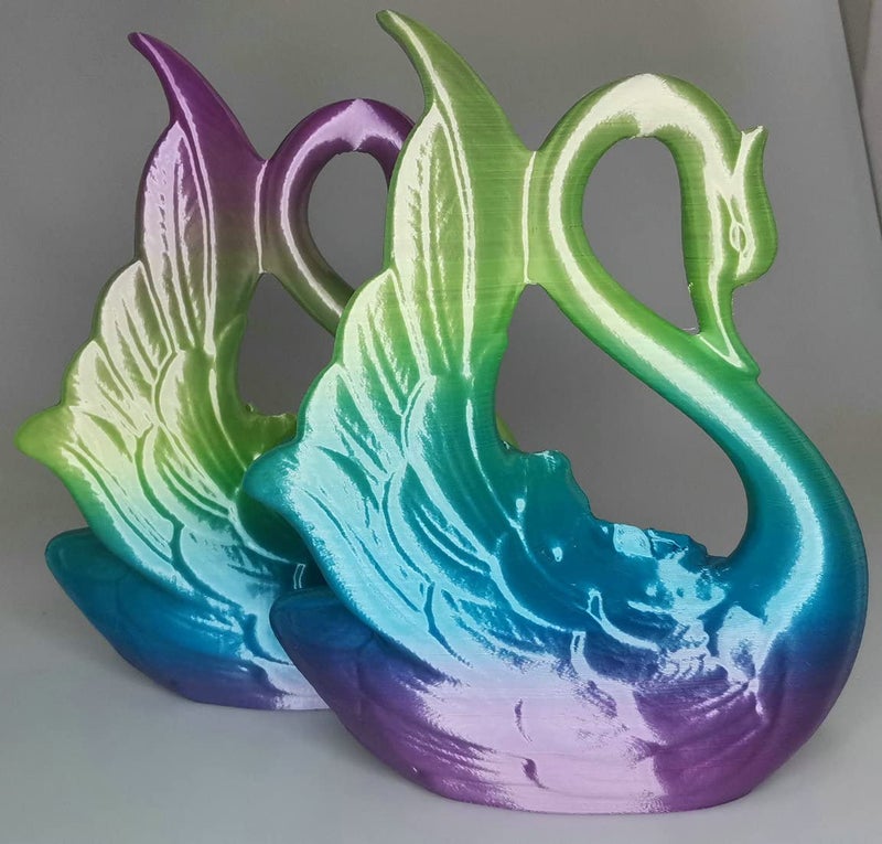 Stronghero3D خيوط طابعة ثلاثية الأبعاد Stronghero3D PLA 1.75 مم EX31 قوس قزح 1 كجم (2.2 رطل) لender3 Anycubic - Image 3
