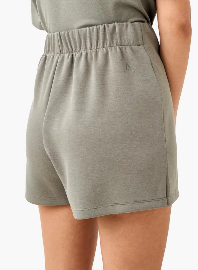 Splash Active  Knot Detail Skort with Elasticated Waistband for Women | Best Price UAE