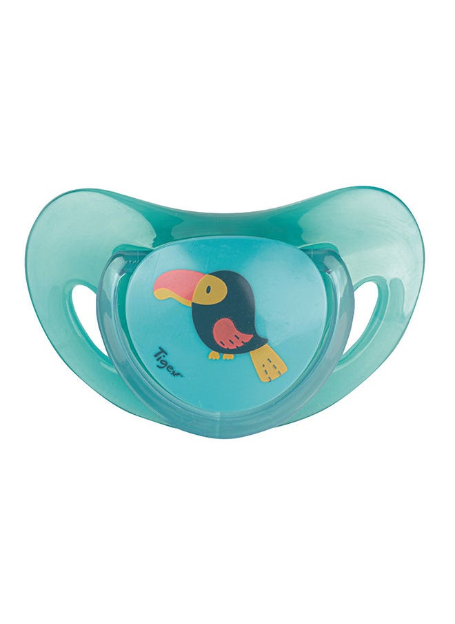 TIGEX 2 Silicone Pacifiers Smart +6M Toucan Boy  - Image 4