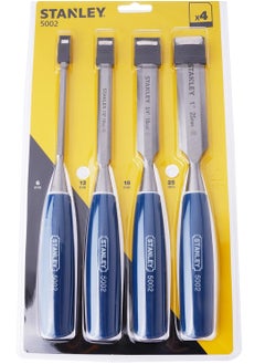 Stanley stanley's chisels with four blade widths of 6mm, 12mm, 18mm, and 25mm  - Image 1