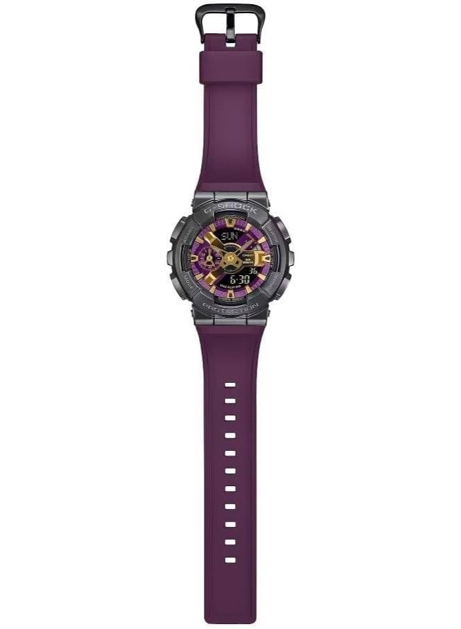G-SHOCK ساعة جي شوك GM-110CL-6ADR للرجال، بنفسجي مع إطار مطلي بالأيون - Image 2