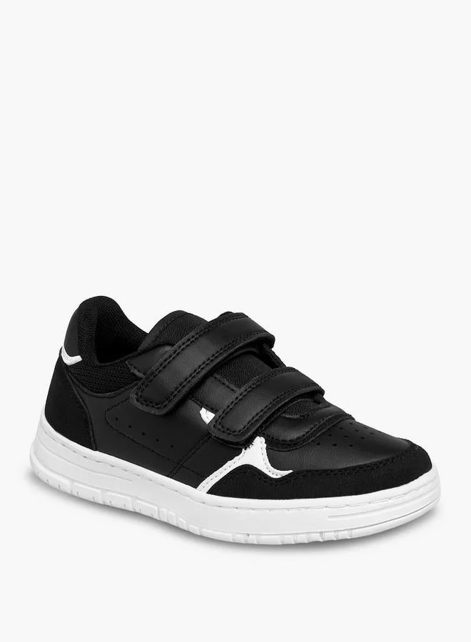 Mister Duchini Boys Hook & Loop Sneakers