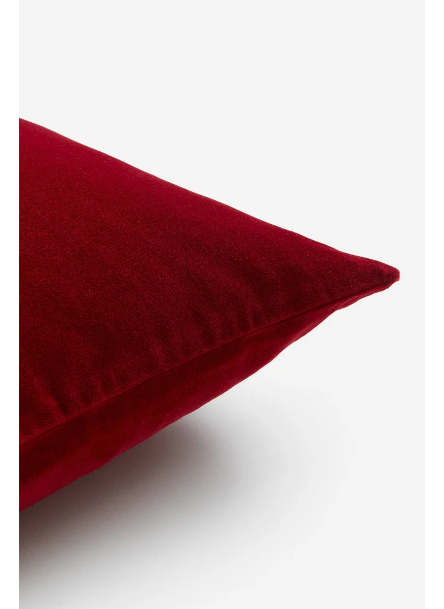 اتش اند ام Cotton Velvet Cushion Cover