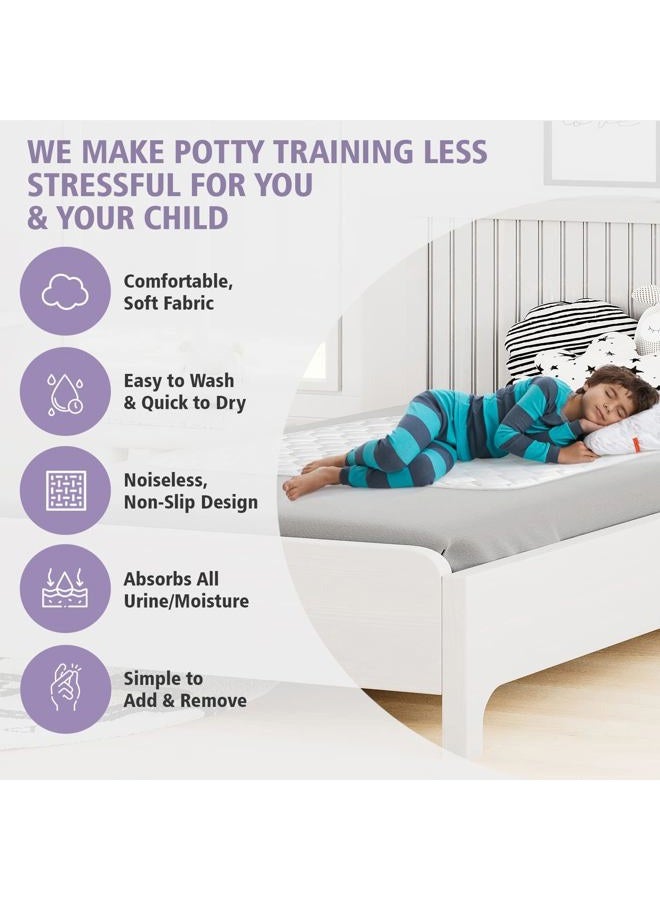 Lynmark Potty Training Bed Pads for Waterproof Protection | Bed Protector Best for Potty Training & Bed Wetting Toddlers & Children | Absolute Lifesaver for Your Mattress & Sheet | Lynmark® 1 Pack, 33" x 27" - Image 2