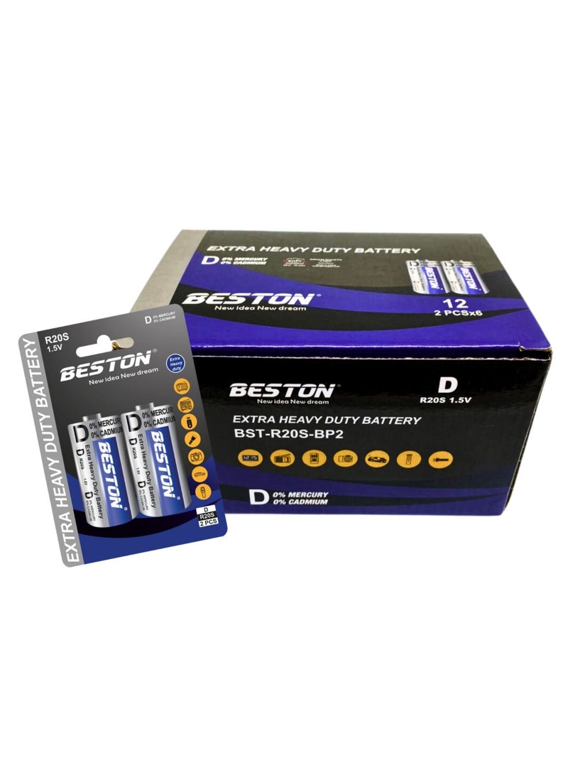 BESTON Extra Heavy Duty Battery  R20S D - Image 2