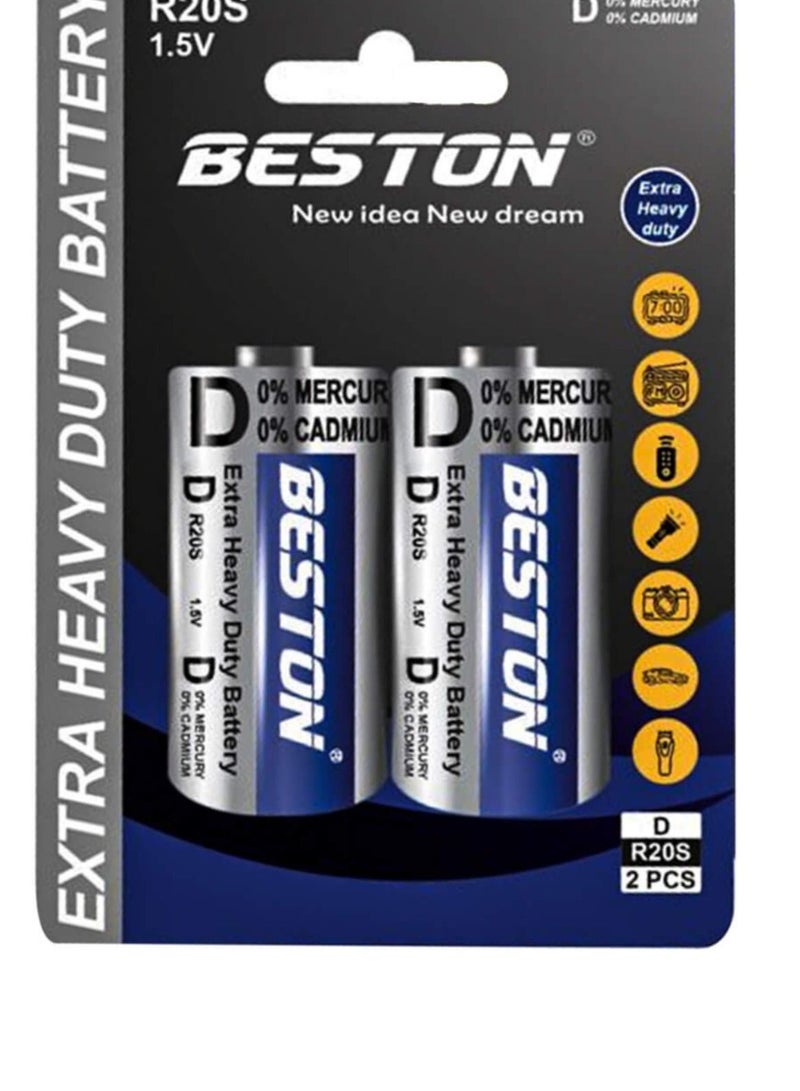 BESTON Extra Heavy Duty Battery  R20S D - Image 1