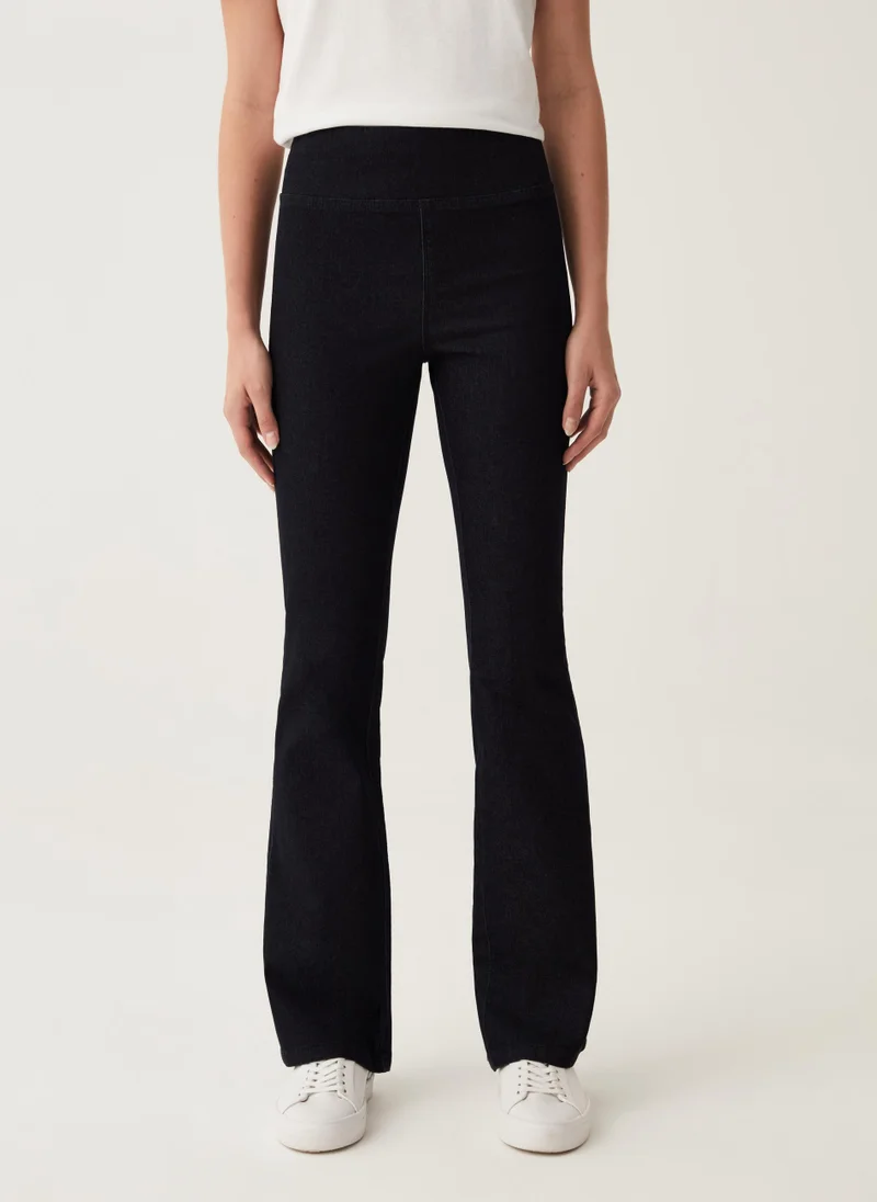 Ovs High-rise flare-fit jeggings