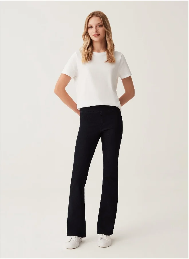Ovs High-rise flare-fit jeggings