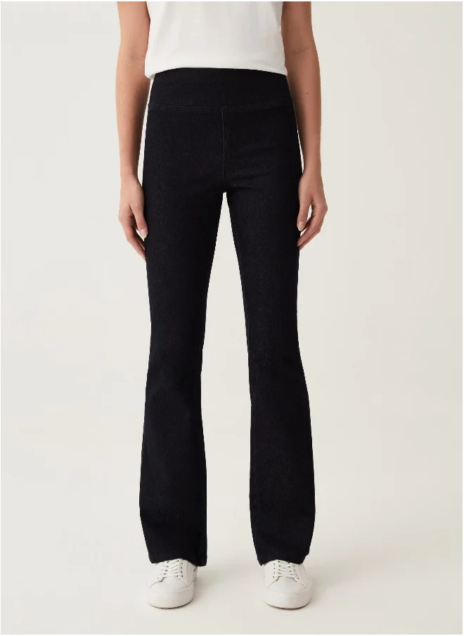 Ovs High-rise flare-fit jeggings