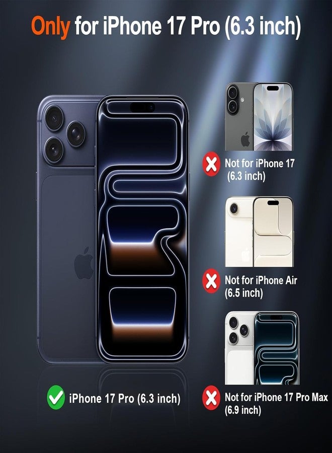 غطاء خلفي شفاف فائق المتانة من AIBEX لهاتف iPhone 17 Pro | غطاء صلب شفاف تمامًا | حماية من الصدمات بمعايير عسكرية | حافة TPU مقاومة للاصفرار | ظهر من البولي كربونات المقاوم للخدش - Image 2