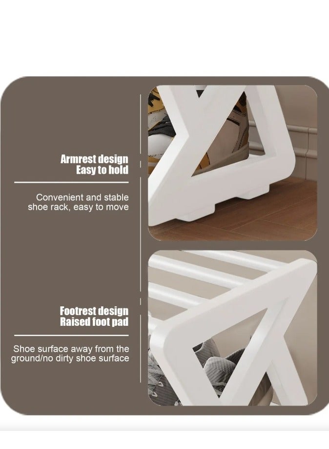 Generic FFD 4-Tier Shoe Rack Organizer – Holds 16 Pairs, Tool-Free Assembly, Ventilated Shelves, Space-Saving Design for Entryway, Bedroom, Closet – Non-Slip Feet, Slim Profile, Easy Setup - Image 4
