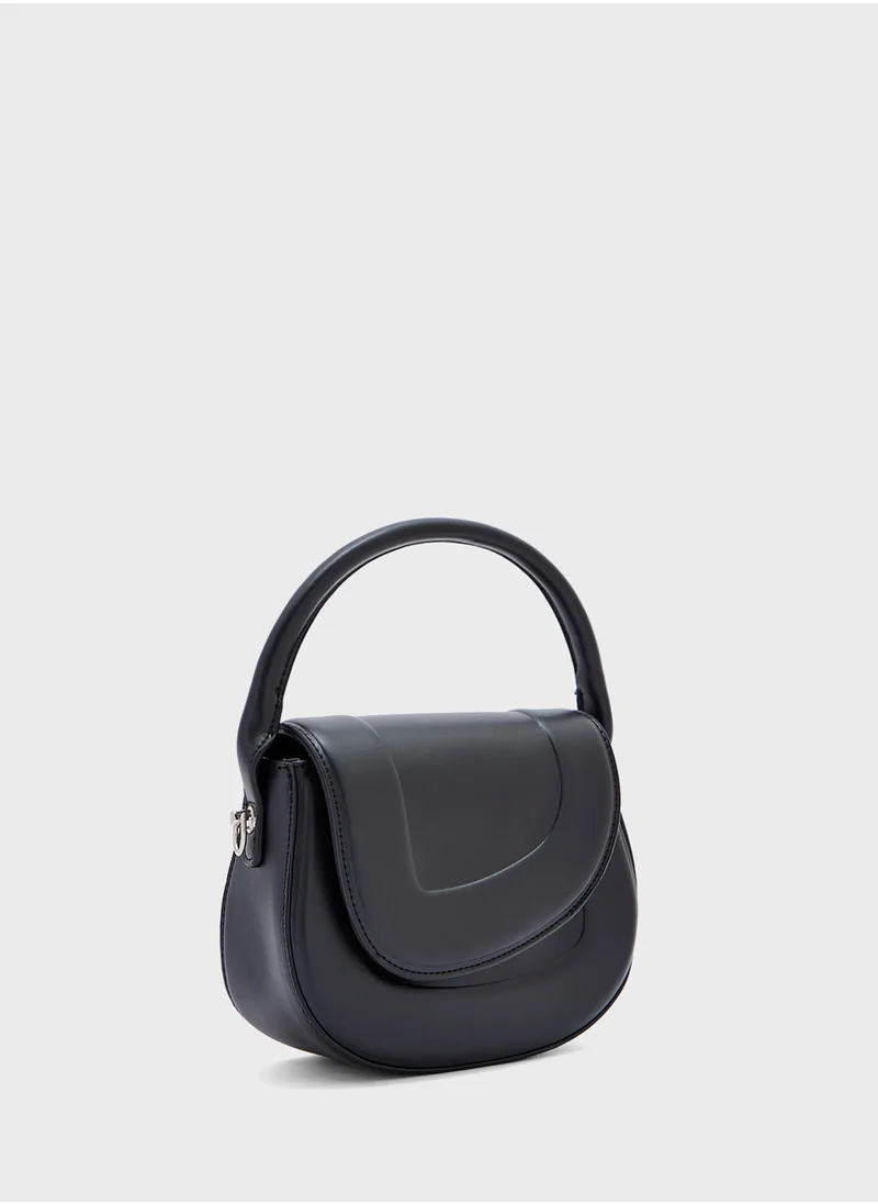 Ginger Curved Shape Satchel Bag