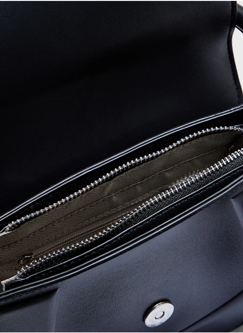 Ginger Curved Shape Satchel Bag