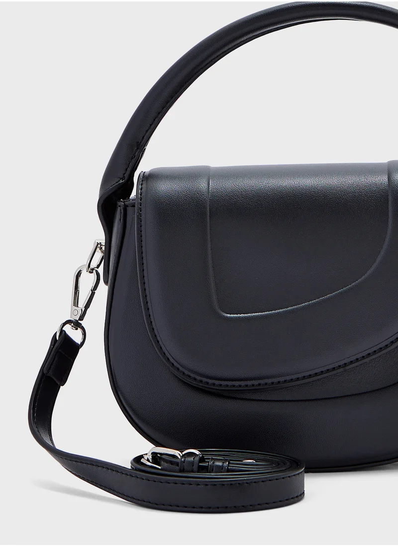 Ginger Curved Shape Satchel Bag