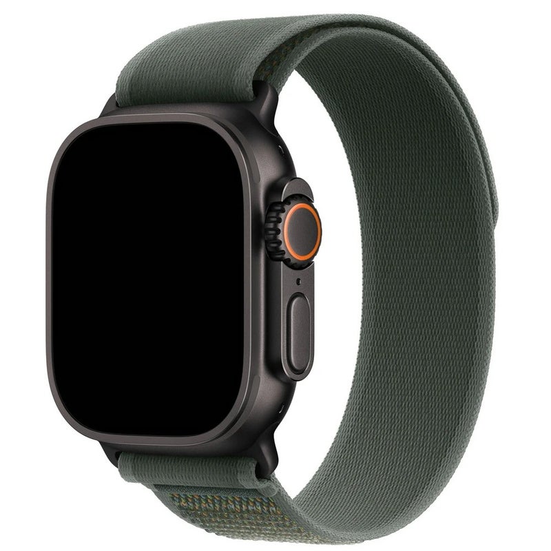 Bluejw Nylon Trail Loop Watch Band for Apple Watch Ultra 1/2/3 49mm with Black Connector - Elastic Weave Sport Strap - Replacement Wristband - Image 2