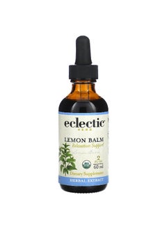 Eclectic Herb Eclectic Herb, Lemon Balm Extract, 250 mg, 2 fl oz (60 ml)  - Image 1