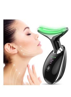Cool Baby Style COOLBABY Facial Neck Lifting Machine Sonic Face Massager Beauty Device Wrinkles Remover Skin Rejuvenation Anti-aging Rechargeable 3 Modes Black  - Image 1