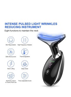 Cool Baby Style COOLBABY Facial Neck Lifting Machine Sonic Face Massager Beauty Device Wrinkles Remover Skin Rejuvenation Anti-aging Rechargeable 3 Modes Black  - Image 2