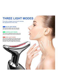 Cool Baby Style COOLBABY Facial Neck Lifting Machine Sonic Face Massager Beauty Device Wrinkles Remover Skin Rejuvenation Anti-aging Rechargeable 3 Modes Black  - Image 5