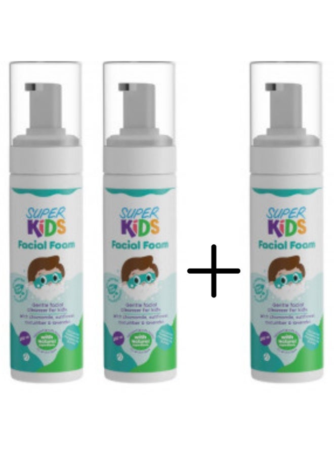 Super Kids facial foam 200ml 2+1