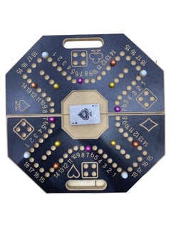Jackaroo High Quality 4 Player Lightweight Portable Jackaroo Game Board 45X45CM  - Image 5