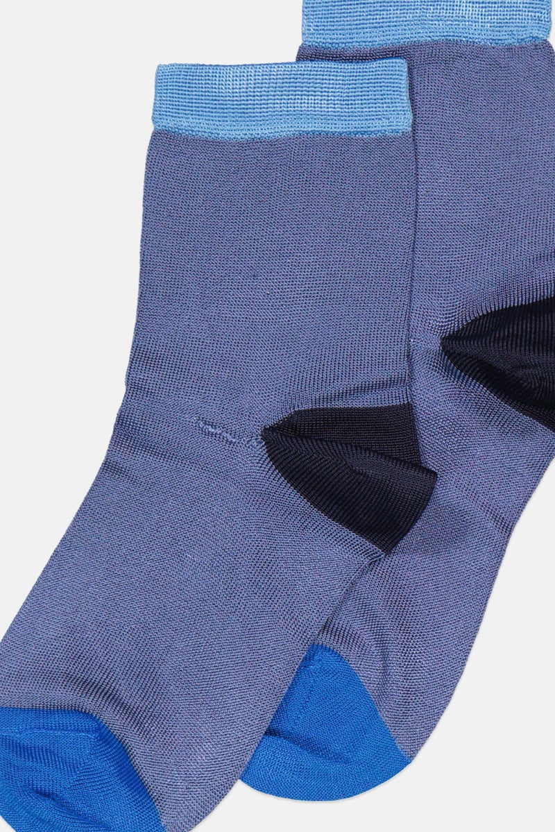 Happy Socks Women 1 Pair Colorblock Socks, Blue - Image 2
