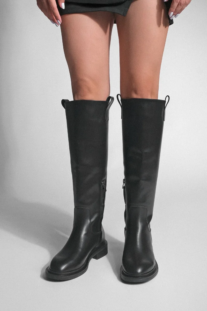 مارجين Women's Internal Side Zipper Casual Boots Sonate