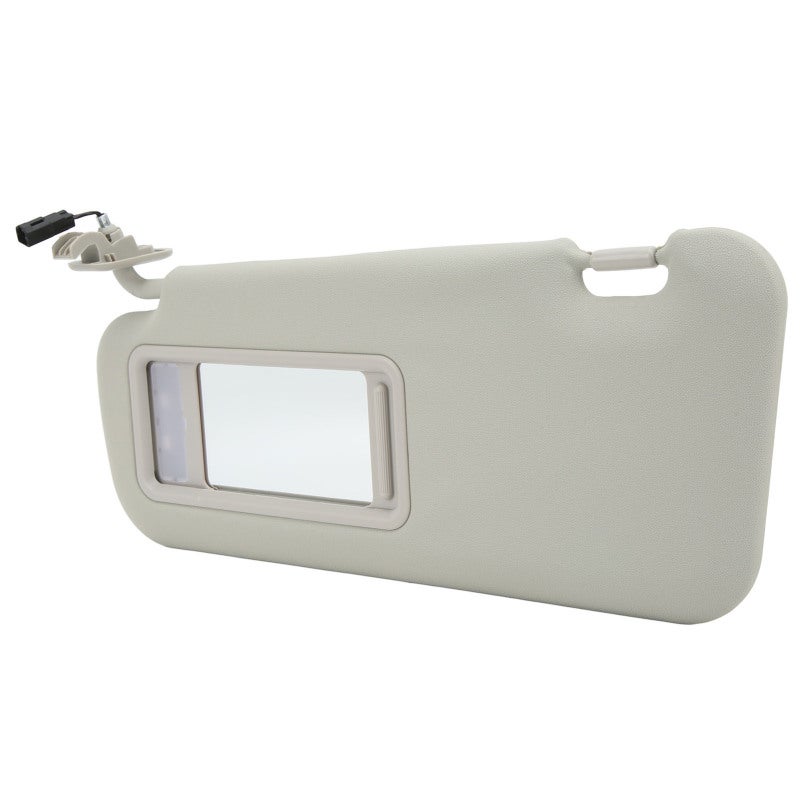Left Driver Sun Visor: Premium ABS Plastic, Built-In Vanity Mirror With Dustproof Sliding Cover - Exact Fit Sun Visor Replacement for 2010-2013 Mazda 3 Hatchback - Image 1