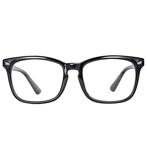 MAXJULI Blue Light Blocking Glasses,Computer Reading/Gaming/TV/Phones Glasses for Women Men(Shiny Black) - Image 5