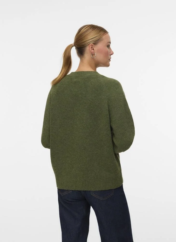 Vero Moda  Long-Sleeve V-Neck Button Cardigan for Women | Best Price UAE