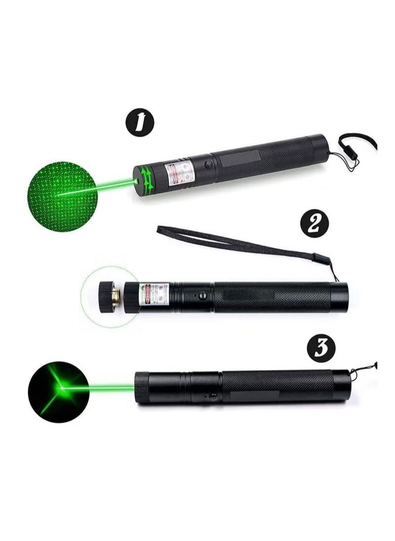 Generic USB Rechargeable Laser Flashlight Black  - Image 3