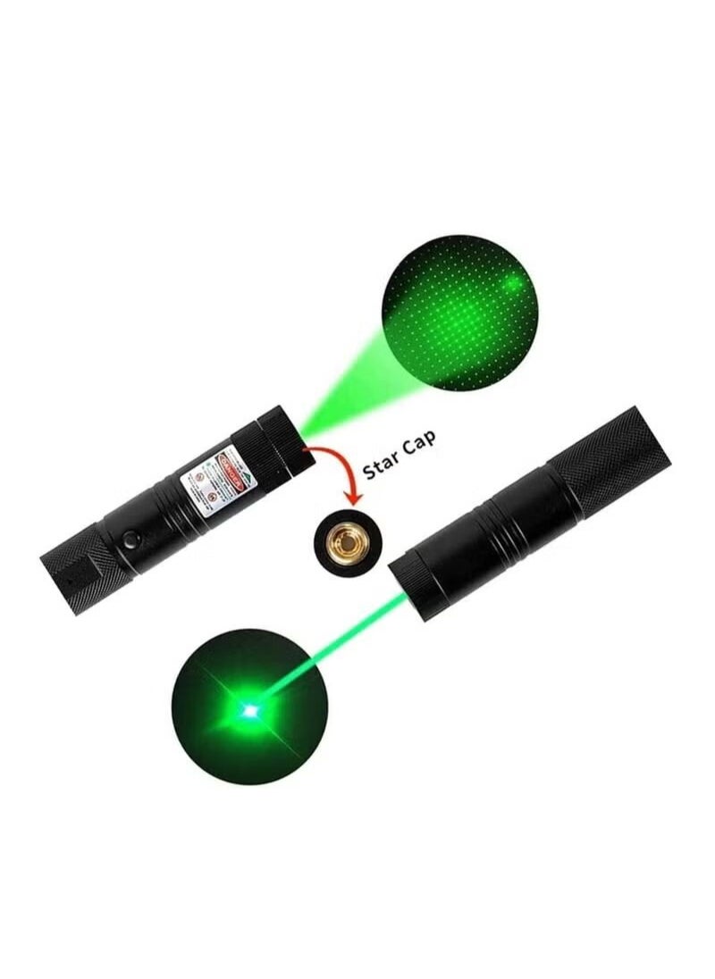 Generic USB Rechargeable Laser Flashlight Black  - Image 2