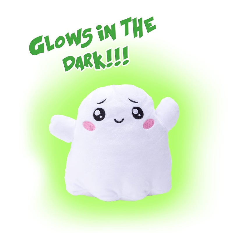 LankyBox Giant Mystery Box: Wearable Boxy case, 2 Figures, one 6â€ Glow-in-The-Dark Plush, a Squishy , pop-it Fidget Toy, Canny with pop-Out Sticky, and 3 Stickers - Image 4