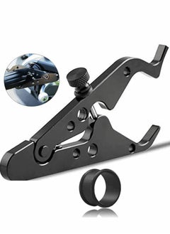 Motorcycle Cruise Control, Motorcycle Throttle Lock, Universal Throttle Assist Wrist/Hand Grip Lock Clamp with Silicone Ring Protect Fits Most Any Bike Durable Lightweight Aluminum Alloy