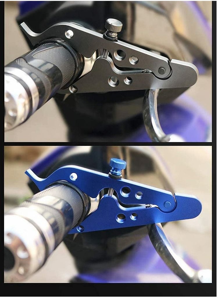 Excefore - Motorcycle Cruise Control, Motorcycle Throttle Lock, Universal Throttle Assist Wrist/Hand Grip Lock Clamp with Silicone Ring Protect Fits Most Any Bike Durable Lightweight Aluminum Alloy - Image 1