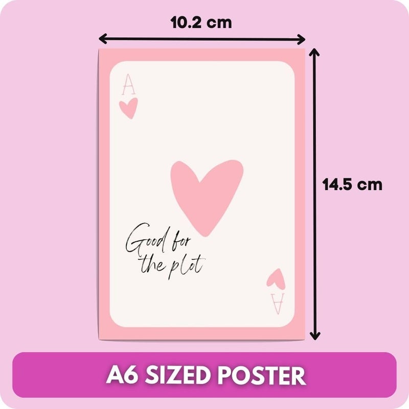 auraposter مجموعة من 40 ملصق صغيرة بتصميم جمالي وردي - Image 3