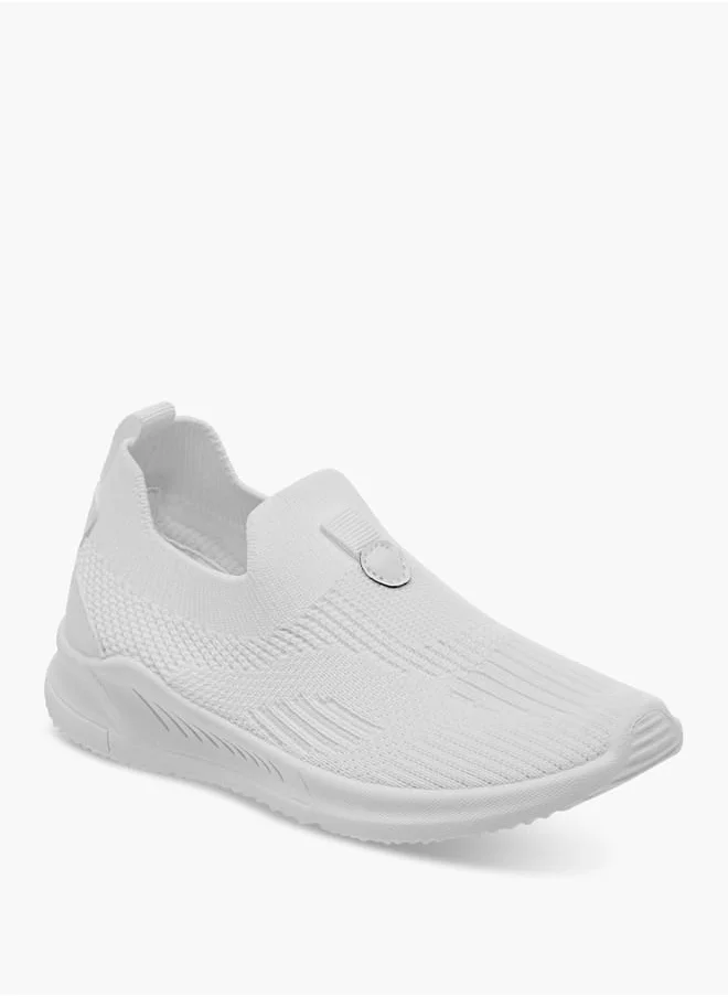 شو اكسبرس Girls by Shoexpress Pull Tab Detail Slip-On Sports Shoes