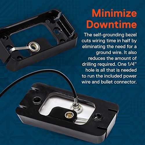 ONLINE LED STORE TRUE MODS 4pc 2.5" Amber LED Trailer Marker Light w/Black Bezel [DOT FMVSS 108] [SAE P2PC] [Surface Mount] [Waterproof IP67] Side Marker Lights for Trailer Truck - Image 4