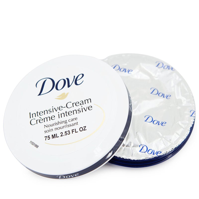 Dove Nourishing Body Care Face, Hand and Body Rich Nourishment Cream for Extra Dry Skin with 48 Hour Moisturization, 2.53 FL OZ (Pack of 2) - Image 5