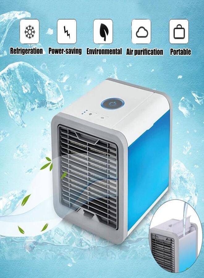 ARCTIC AIR Portable Mini Arctic Air Conditioner Fan Cooler 3 in 1 Portable Air Conditioner, Humidifier with 7 Color LED Light For Home & Office Portable Fan / Air Cooler - Image 2