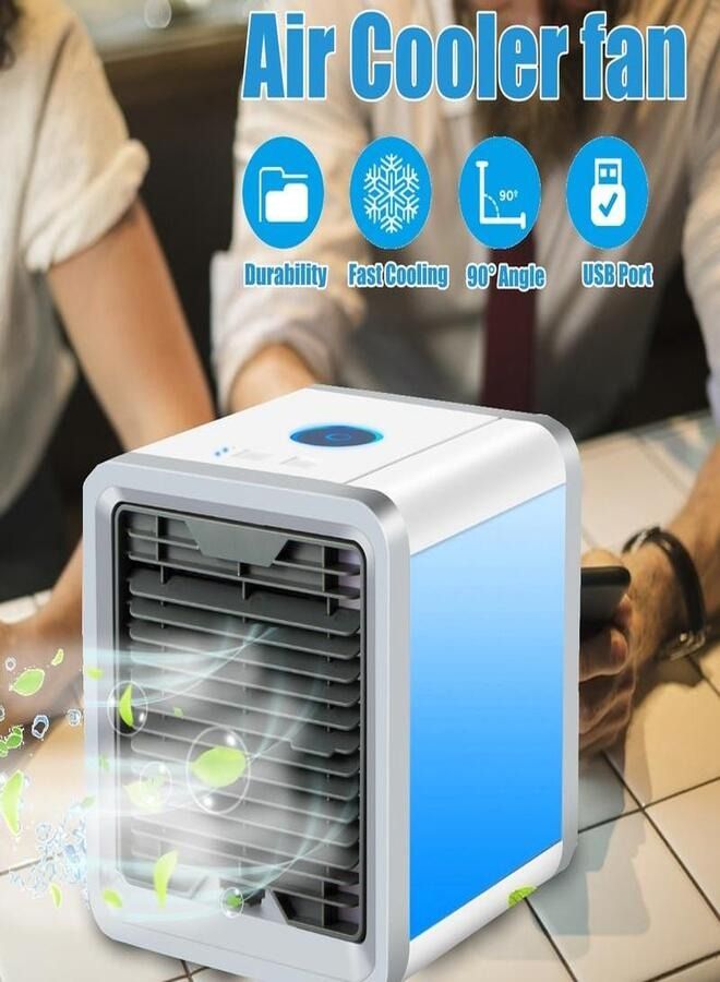 ARCTIC AIR Portable Mini Arctic Air Conditioner Fan Cooler 3 in 1 Portable Air Conditioner, Humidifier with 7 Color LED Light For Home & Office Portable Fan / Air Cooler - Image 3
