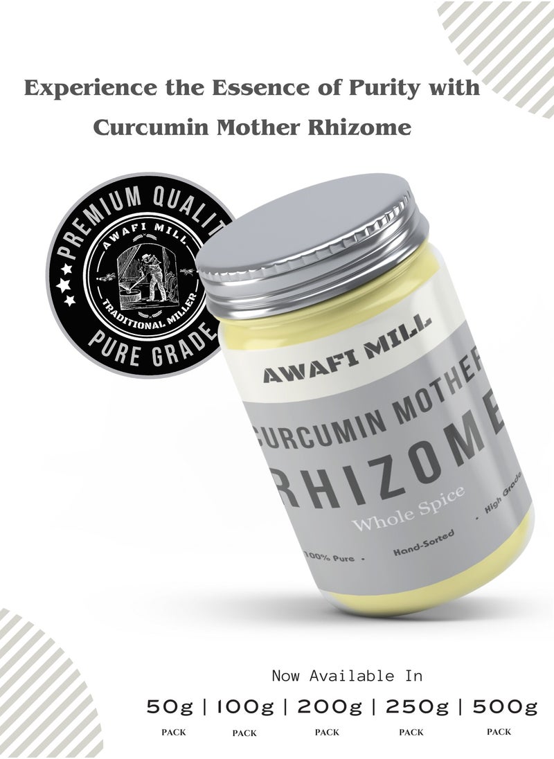 Awafi Mill Pure Curcumin Mother Rhizome | Dry Curcumin Curcuma | Turmeric | Kurkum Dawari | Natural Dried Spice | Organic Herbs Spices | 100% Natural  - Image 4