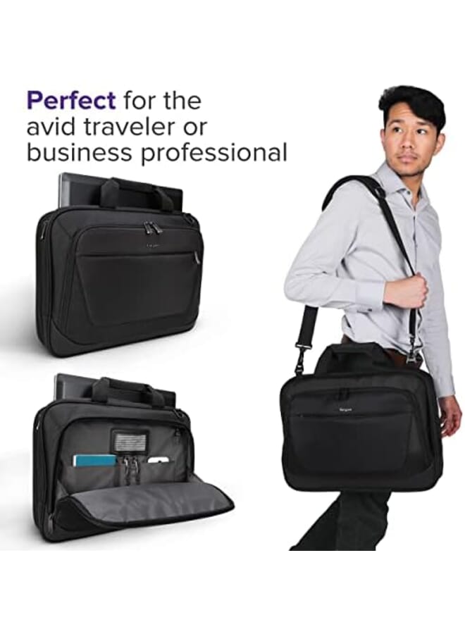 targus Citylite Laptop Briefcase Shoulder Messenger Bag For 15.6 Inch Laptop Black Tbt053Us - Image 3