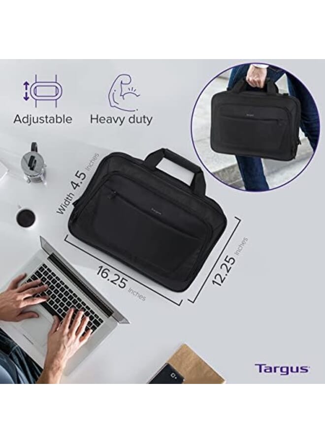 targus Citylite Laptop Briefcase Shoulder Messenger Bag For 15.6 Inch Laptop Black Tbt053Us - Image 4