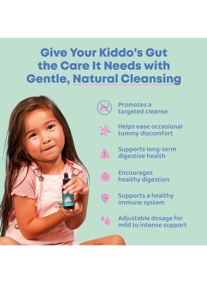 JoySpring جويسبرينغ سائل تنظيف للأطفال - ديتوكس سائل طبيعي، مكمل خالي من الكحول لصحة الجهاز الهضمي (1 أونصة سائلة) 30 حصة - Image 2