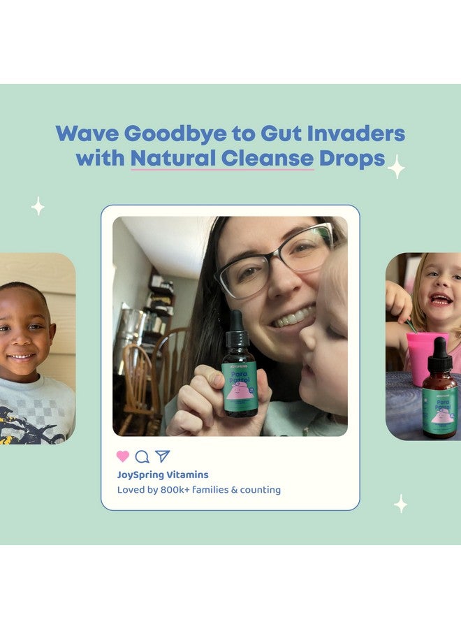 JoySpring جويسبرينغ سائل تنظيف للأطفال - ديتوكس سائل طبيعي، مكمل خالي من الكحول لصحة الجهاز الهضمي (1 أونصة سائلة) 30 حصة - Image 5
