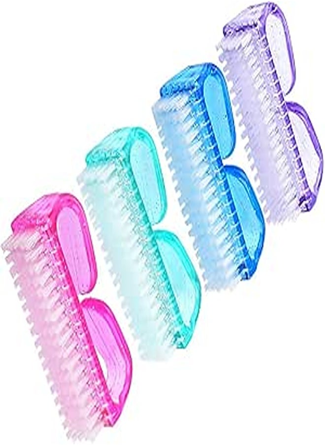 HeeYaa - HeeYaa Handle Grip Toes and Finger Nail Scrub Cleaning Brushes - Pack of 4 - Image 1