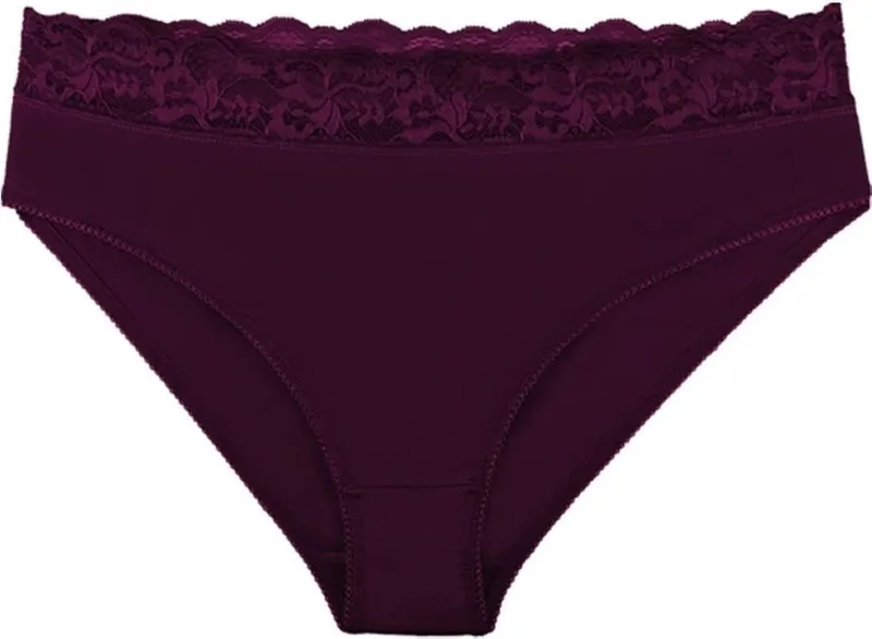 سينسو Women's Bamboo Fabric 3-Piece Slip Panties Set with Lace Waist KTS1092