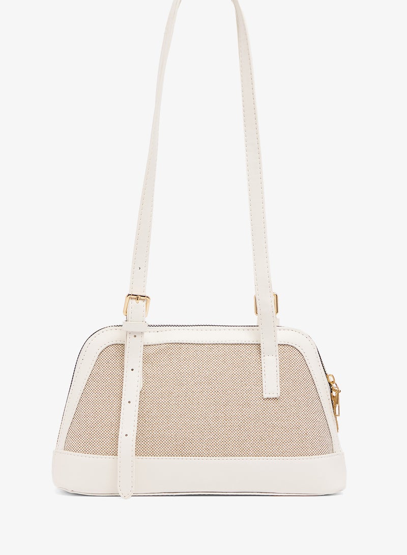 ايلا حقيبة بنقوش مع بطاقة دائرية - Image 2